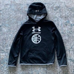Boys Under Armour Black Hoodie